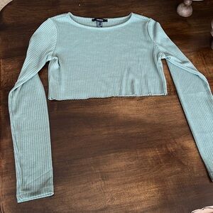 Forever 21 green crop